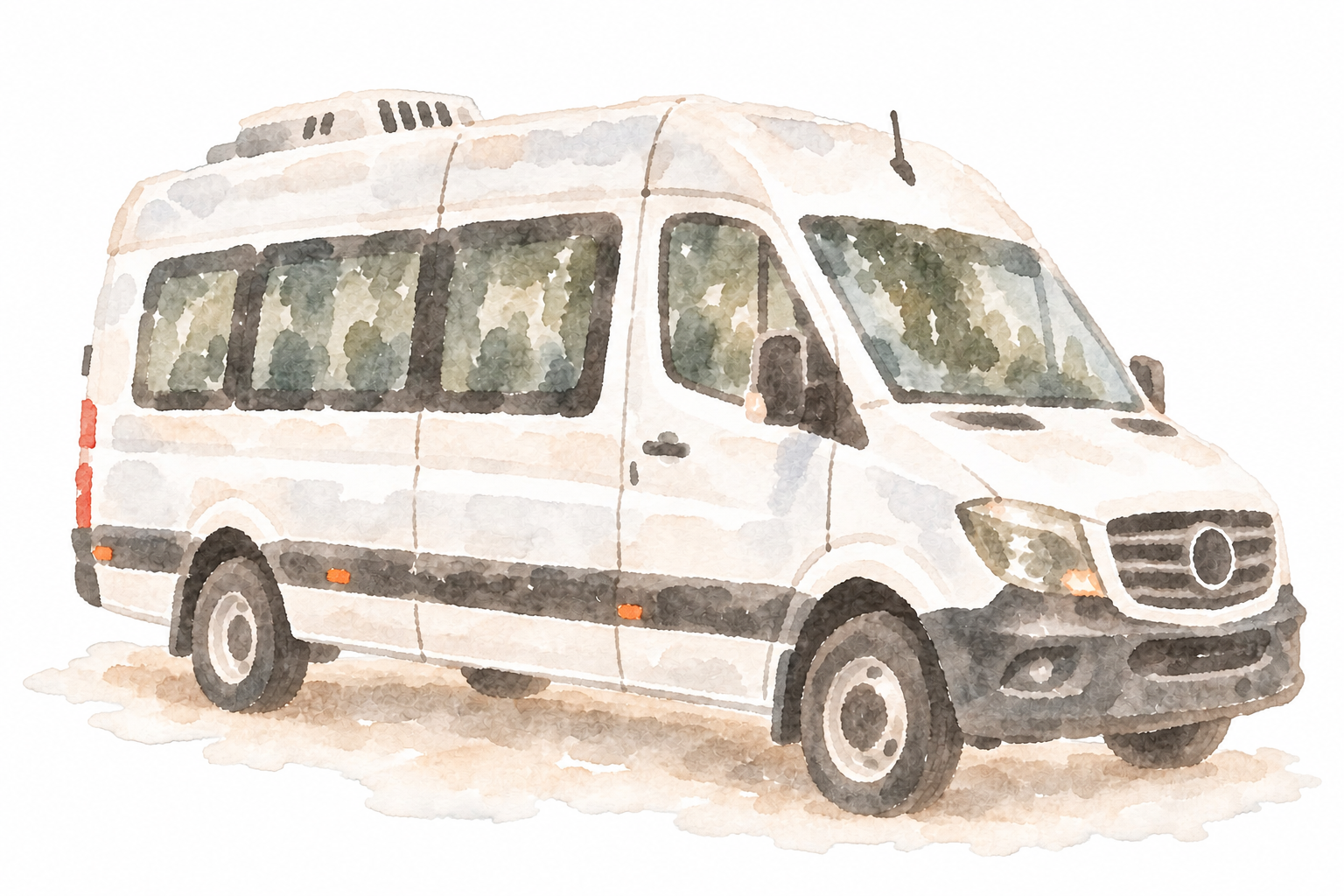 Combi en acuarela
